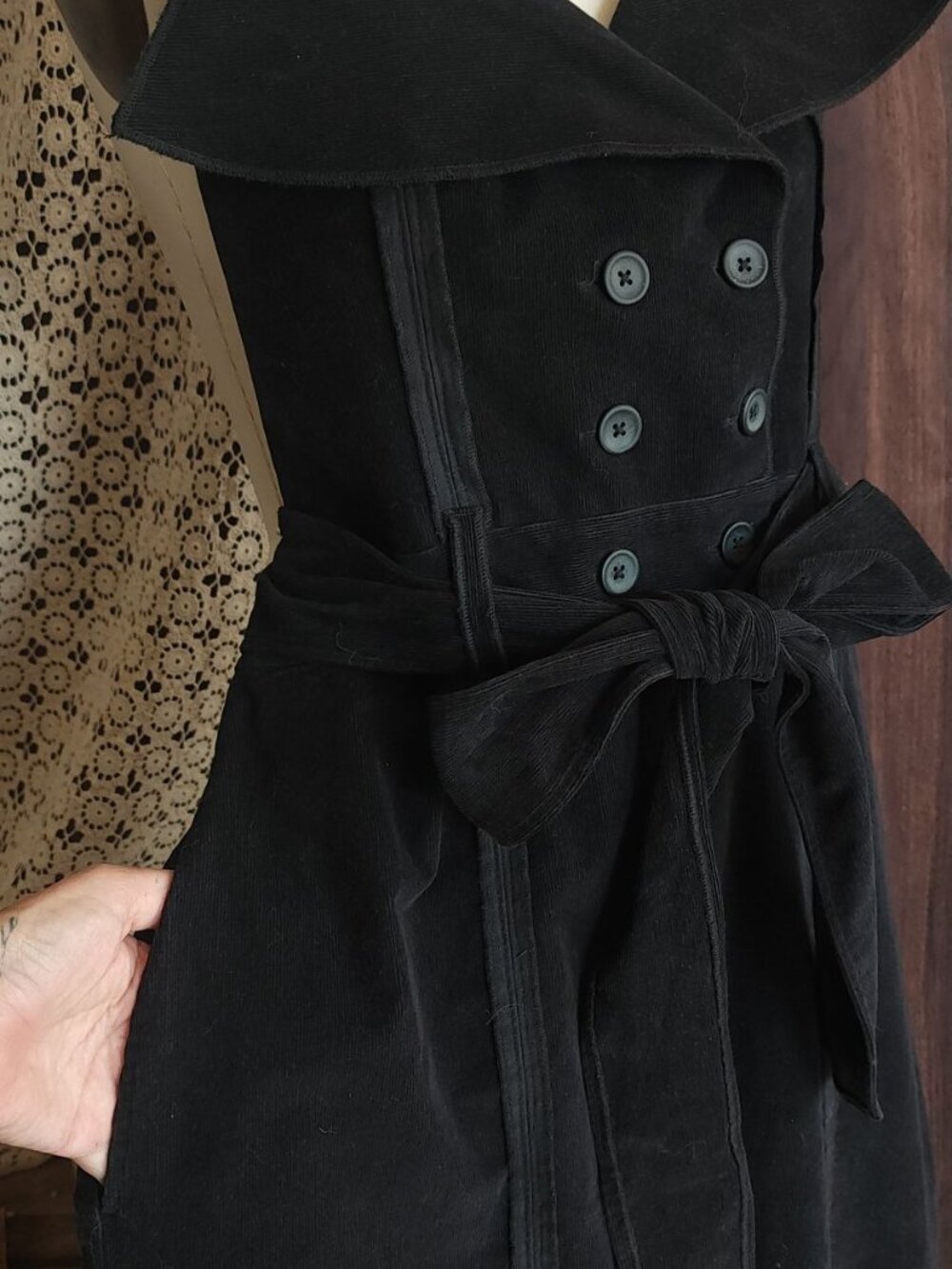 Making the Cut Womens Jumpsuit, NWT Black, Size Large, Volup Romper with pockets - Picture 5 of 13